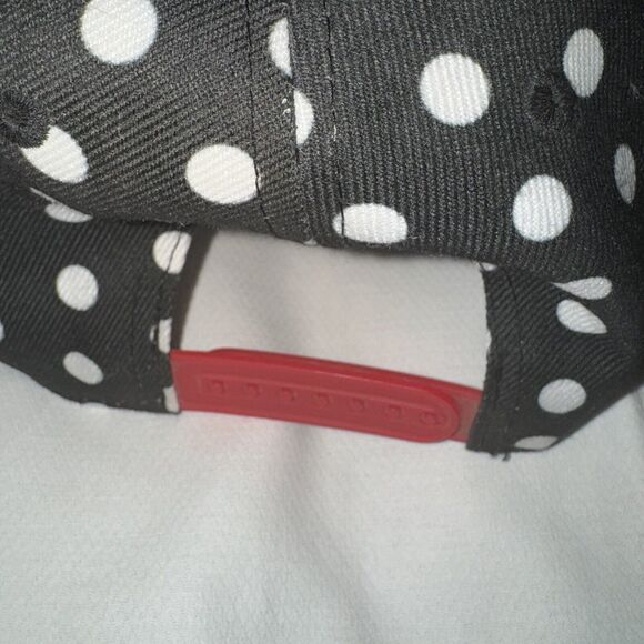 Disney Minnie Mouse Hat Snapback Polka Dot Size One Size - Picture 5 of 7